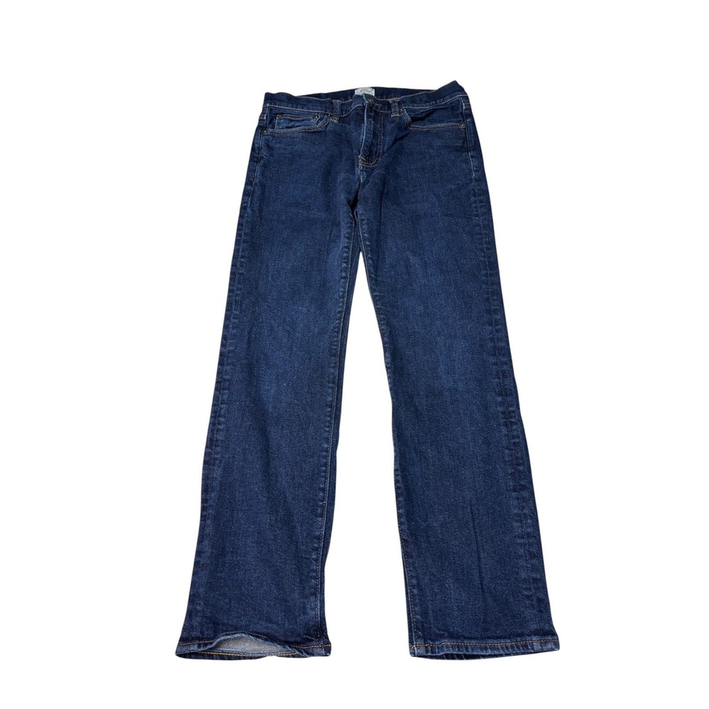 J.Crew 770 Straight Fit Jeans Mens 30x27 Kurabo Premium Japanese Denim Dark Wash